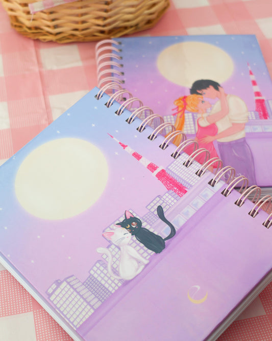 Planner Semanal Moonlight Love · Tamaño A5 · 94 hojas
