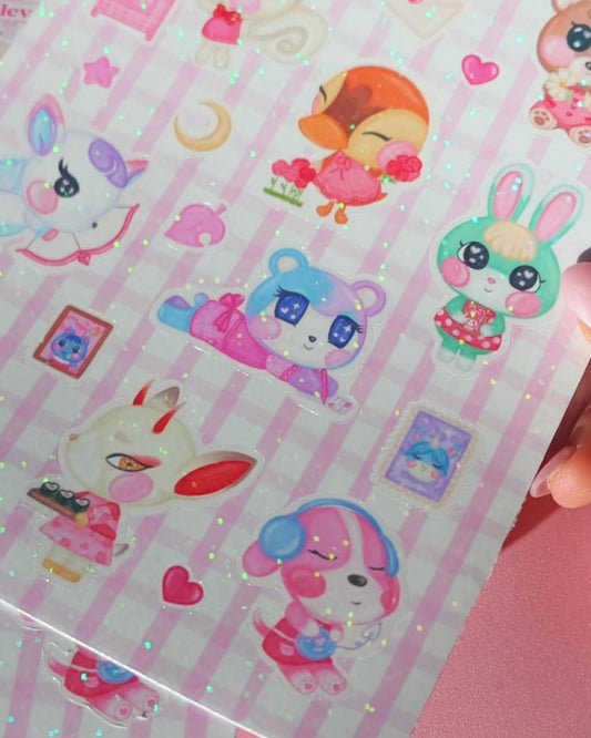 Página de Pegatinas · Love Notes · Brillo Holográfico