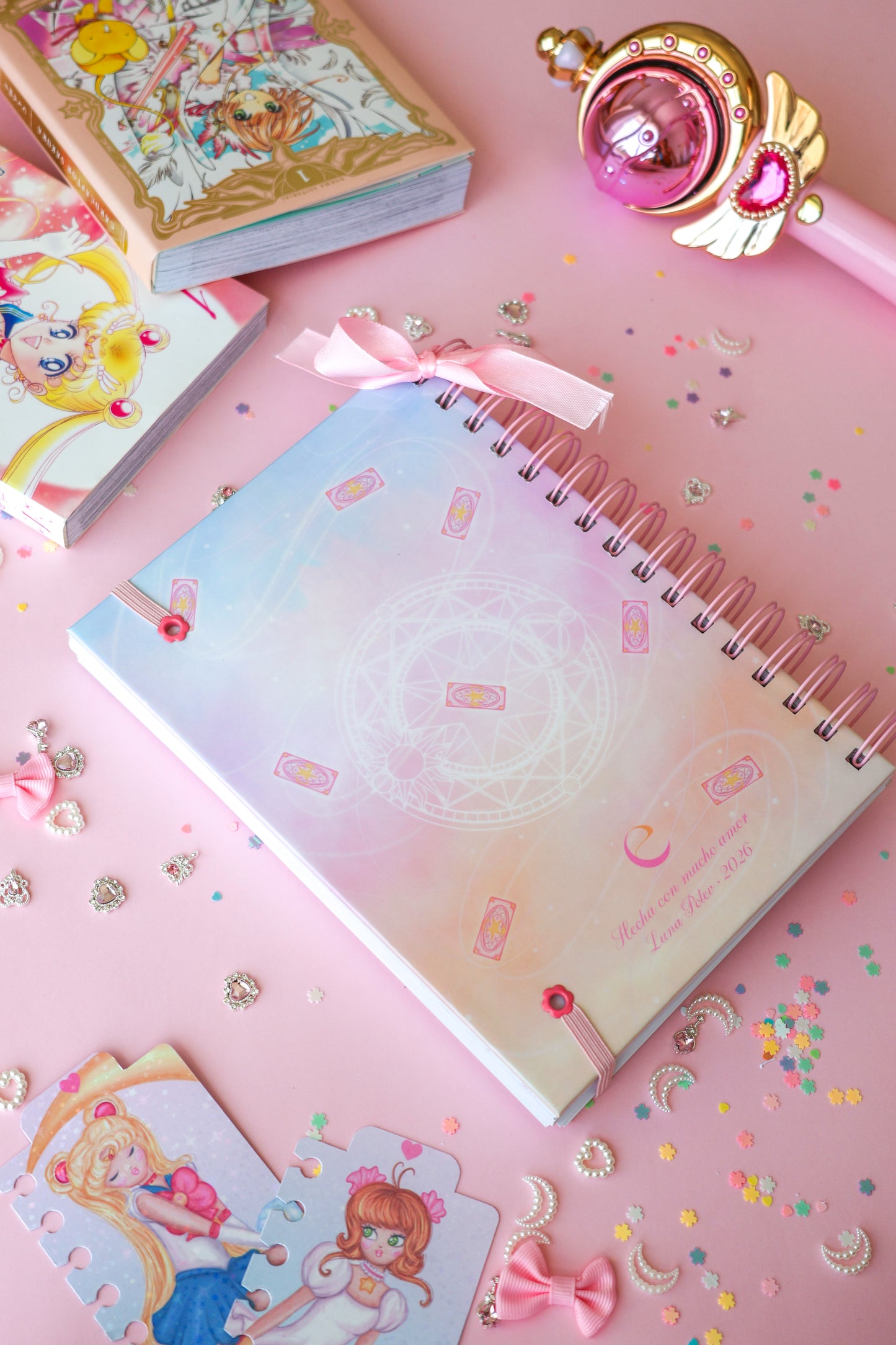 Sakura · Agenda Escolar Magical Girls 2026·2027