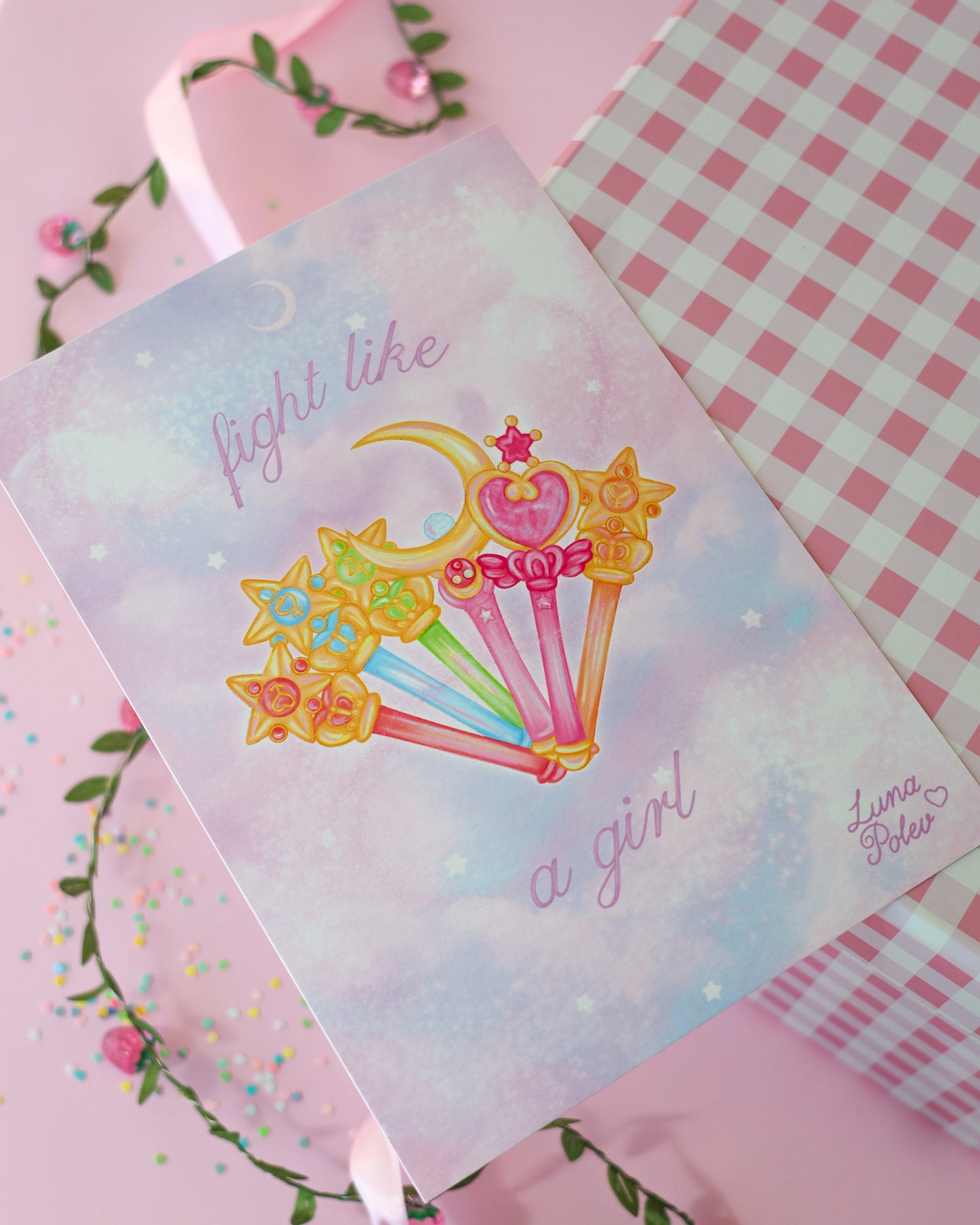 Prints de ilustraciones · Fight Like a Girl · Formato GRANDE A5 · Papel Nacarado 300gm