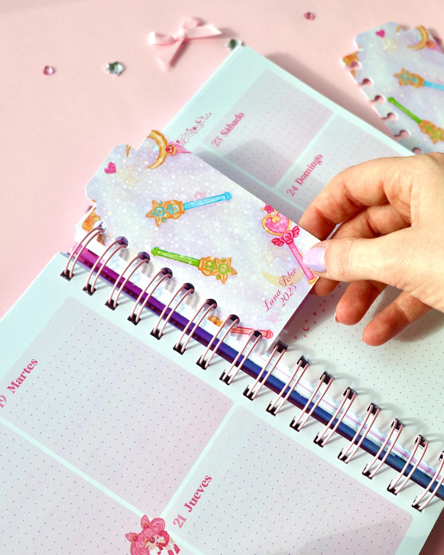 Separador Moon para encuadernación Wire-O