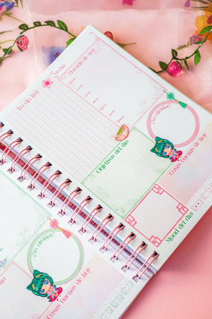 Planner Diario Maomao • 105 hojas (188 días·6meses) • A5