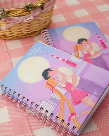 Planner Semanal Moonlight Love · Tamaño A5 · 94 hojas
