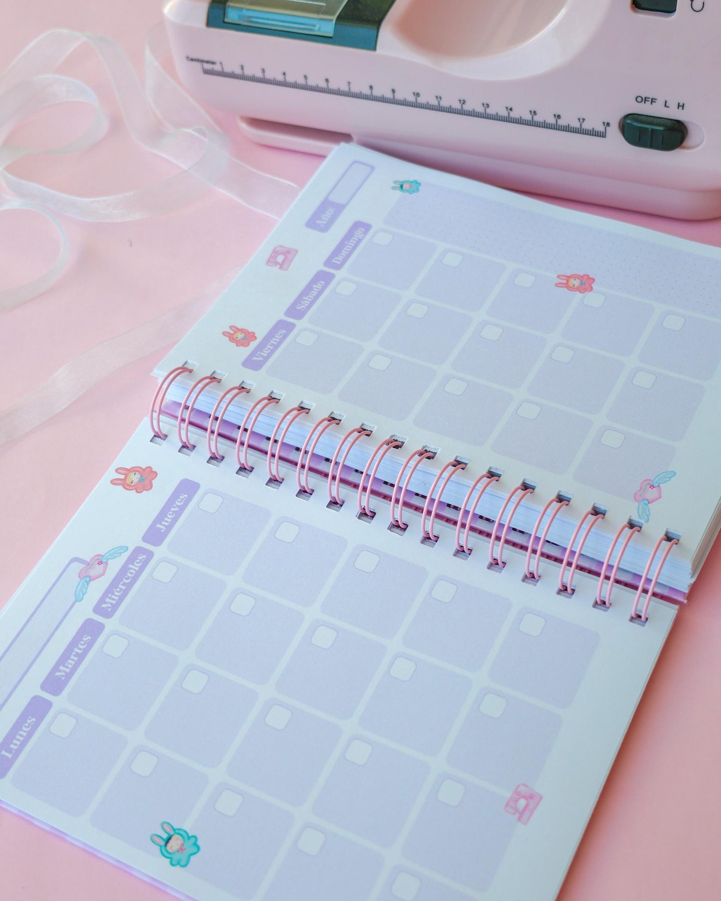 Planner de estudio Marin · Tamaño A5 · 94 hojas