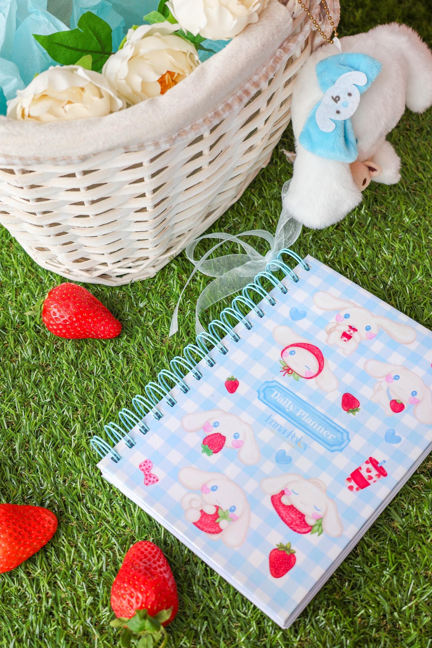 Planner Diario Baby Strawberry • 90 hojas (180 días) • A5