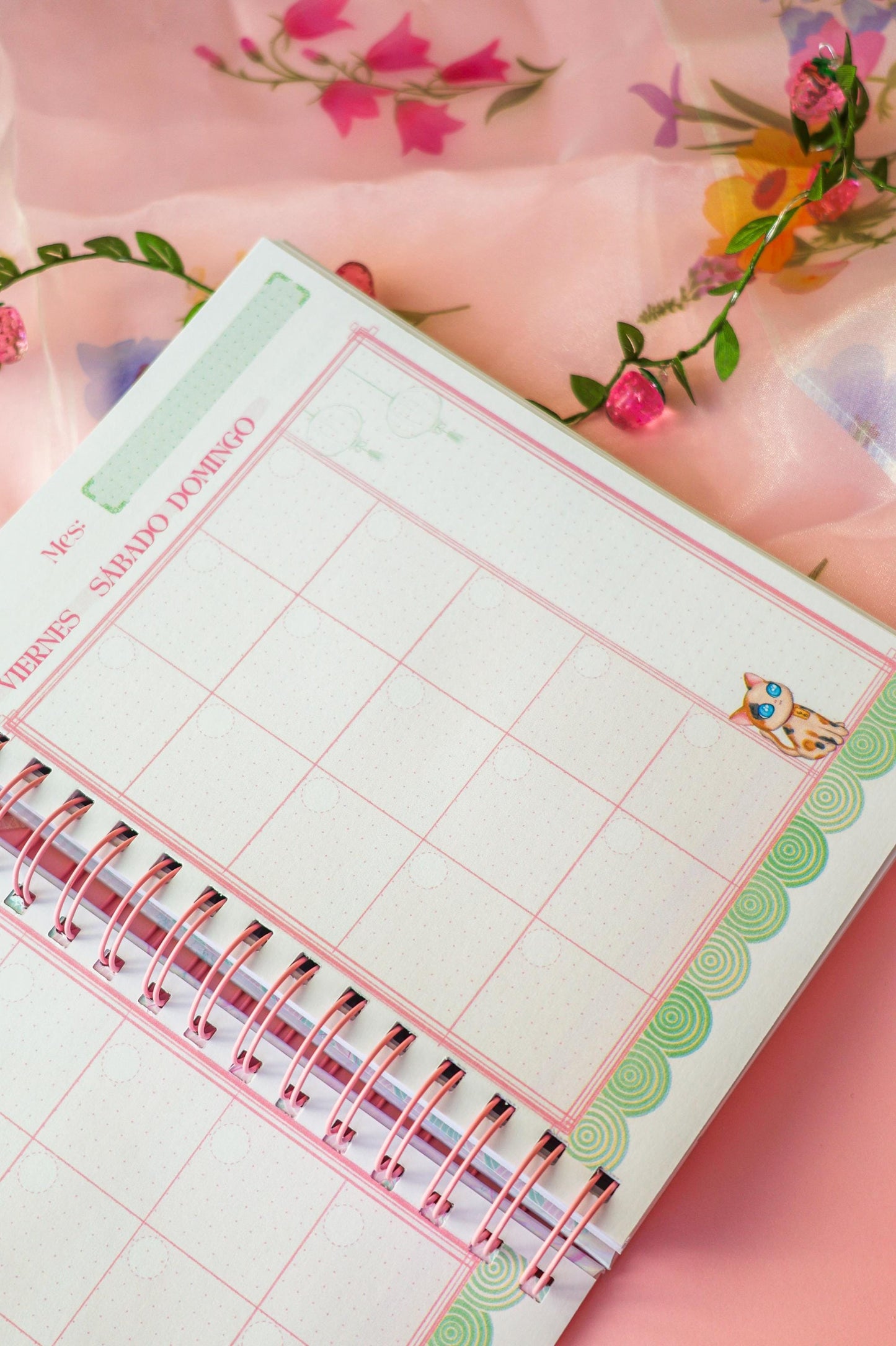 Planner Diario Maomao • 105 hojas (188 días·6meses) • A5