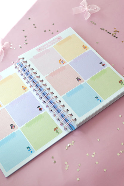 Planner Semanal Moon Transformation · Tamaño A5 · 94 hojas