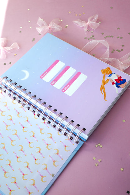 Planner Semanal Moon Transformation · Tamaño A5 · 94 hojas