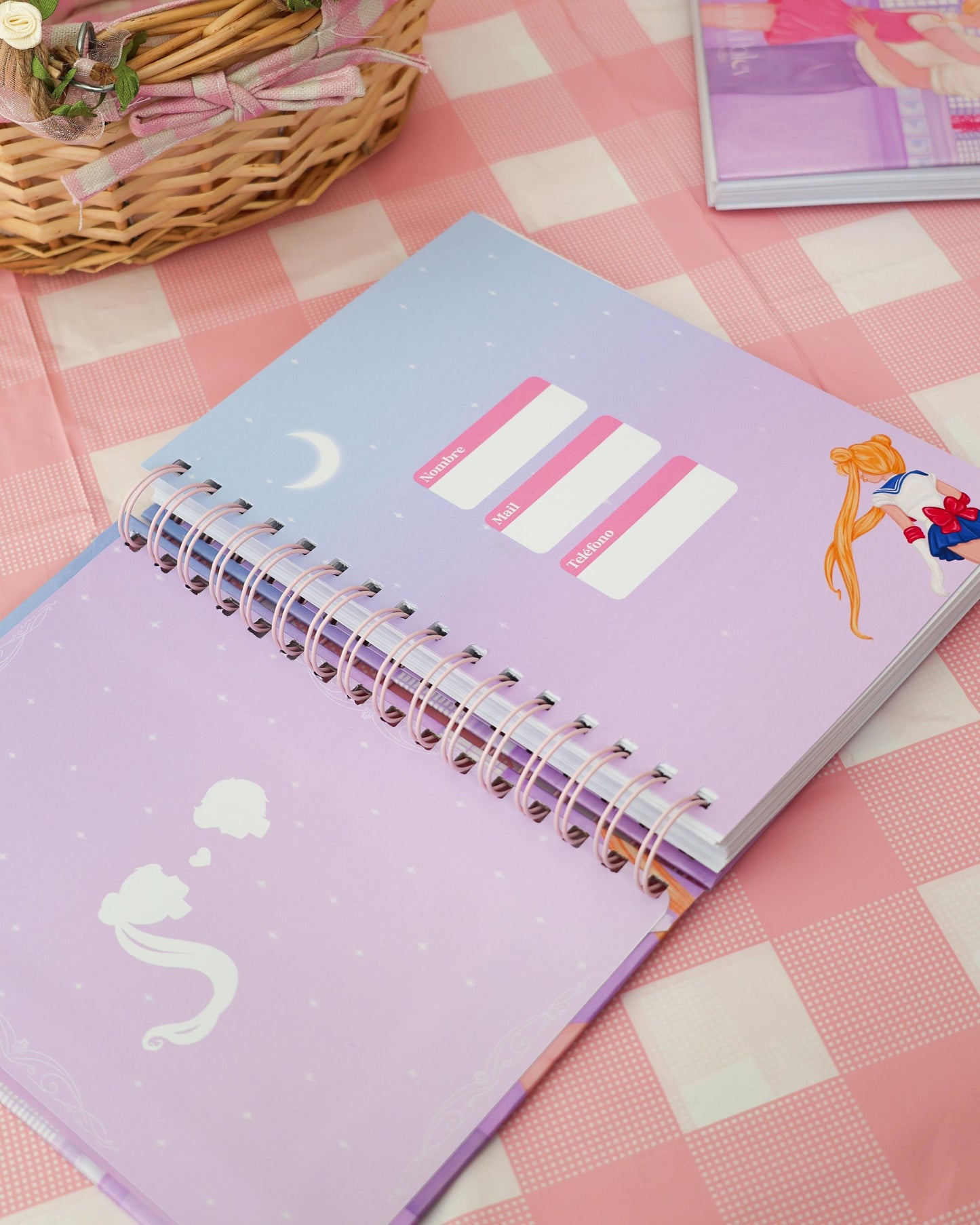 Planner Semanal Moonlight Love · Tamaño A5 · 94 hojas