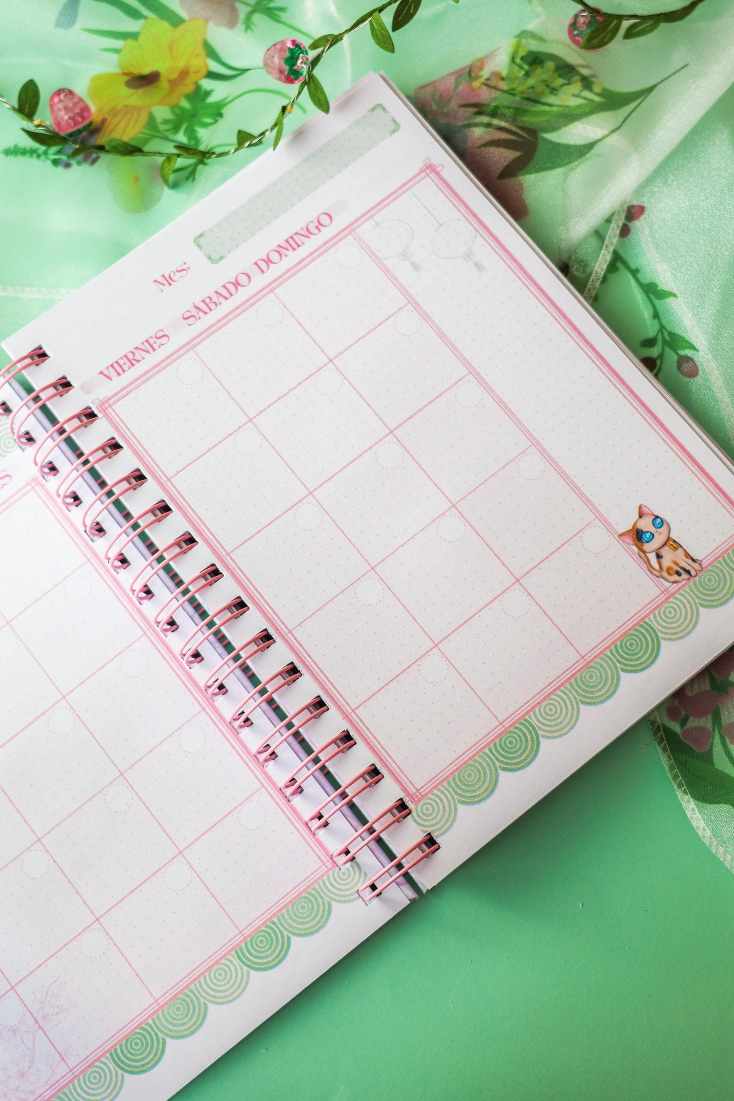 Planner Diario Maomao • 105 hojas (188 días·6meses) • A5