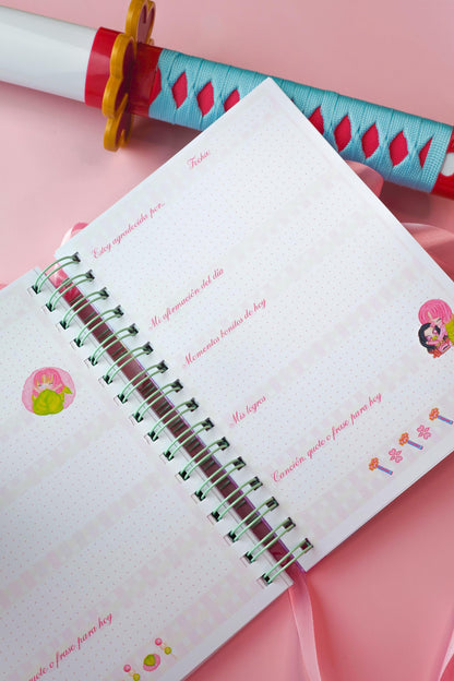 Gratitude Journal • Mitsuri • 100 hojas (182 días·6meses) • A5