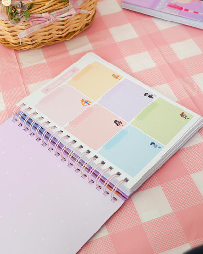 Planner Semanal Moonlight Love · Tamaño A5 · 94 hojas
