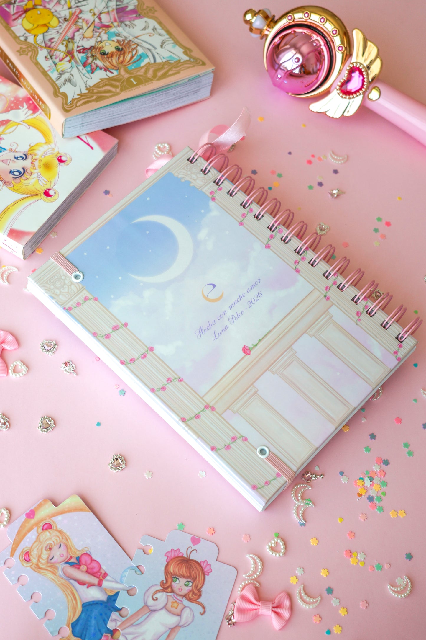 Princess Serenity · Agenda Escolar Magical Girls 2026·2027
