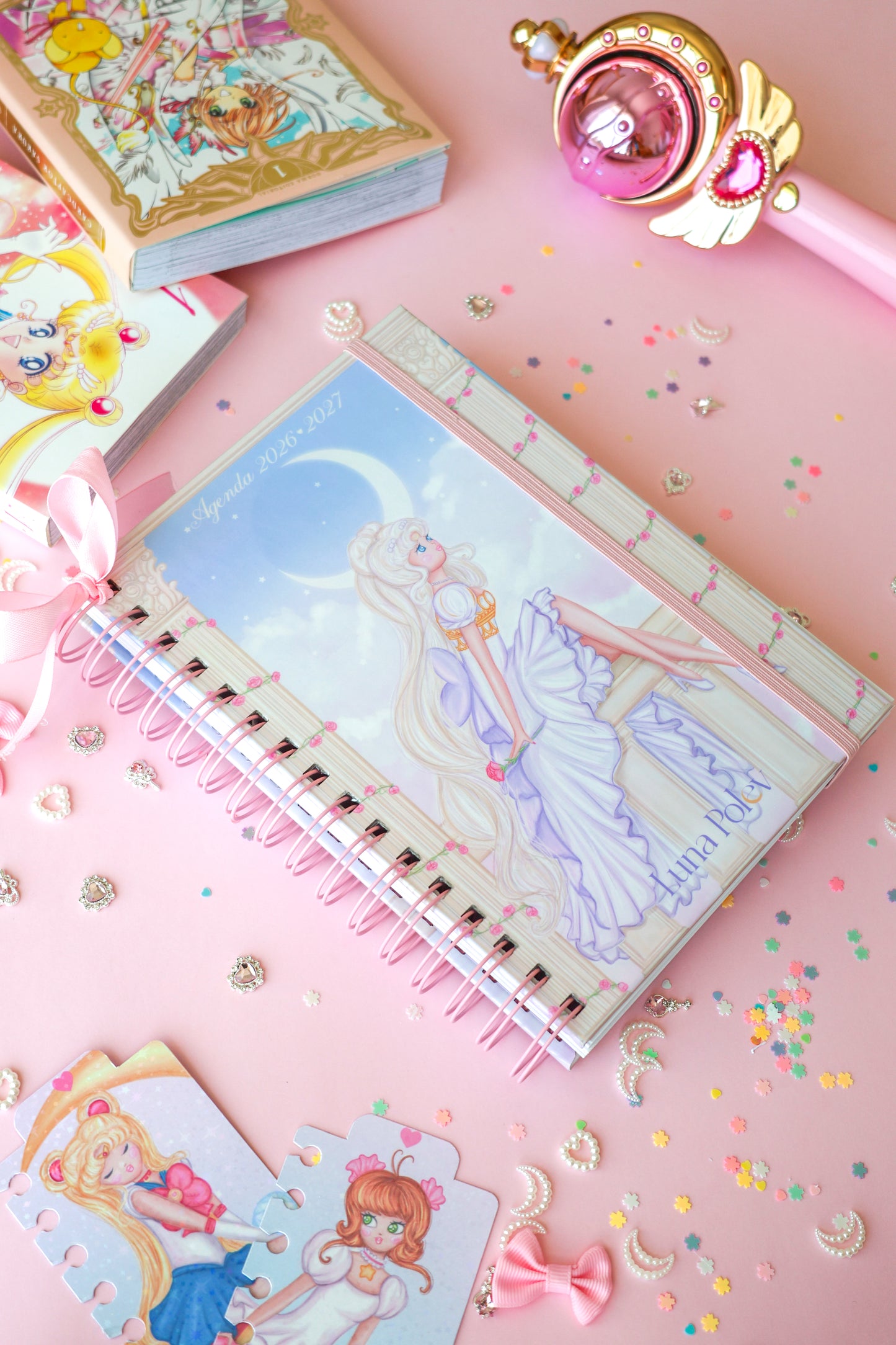 Princess Serenity · Agenda Escolar Magical Girls 2026·2027