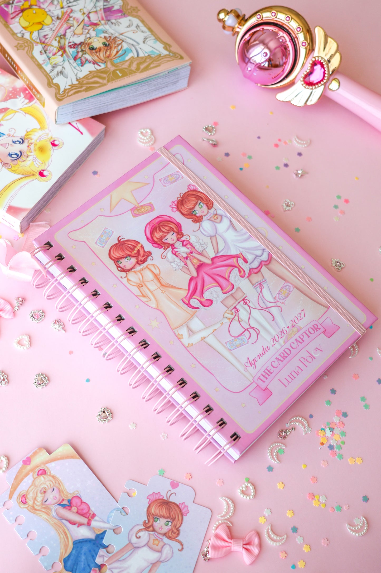 Sakura Card · Agenda Escolar Magical Girls 2026·2027