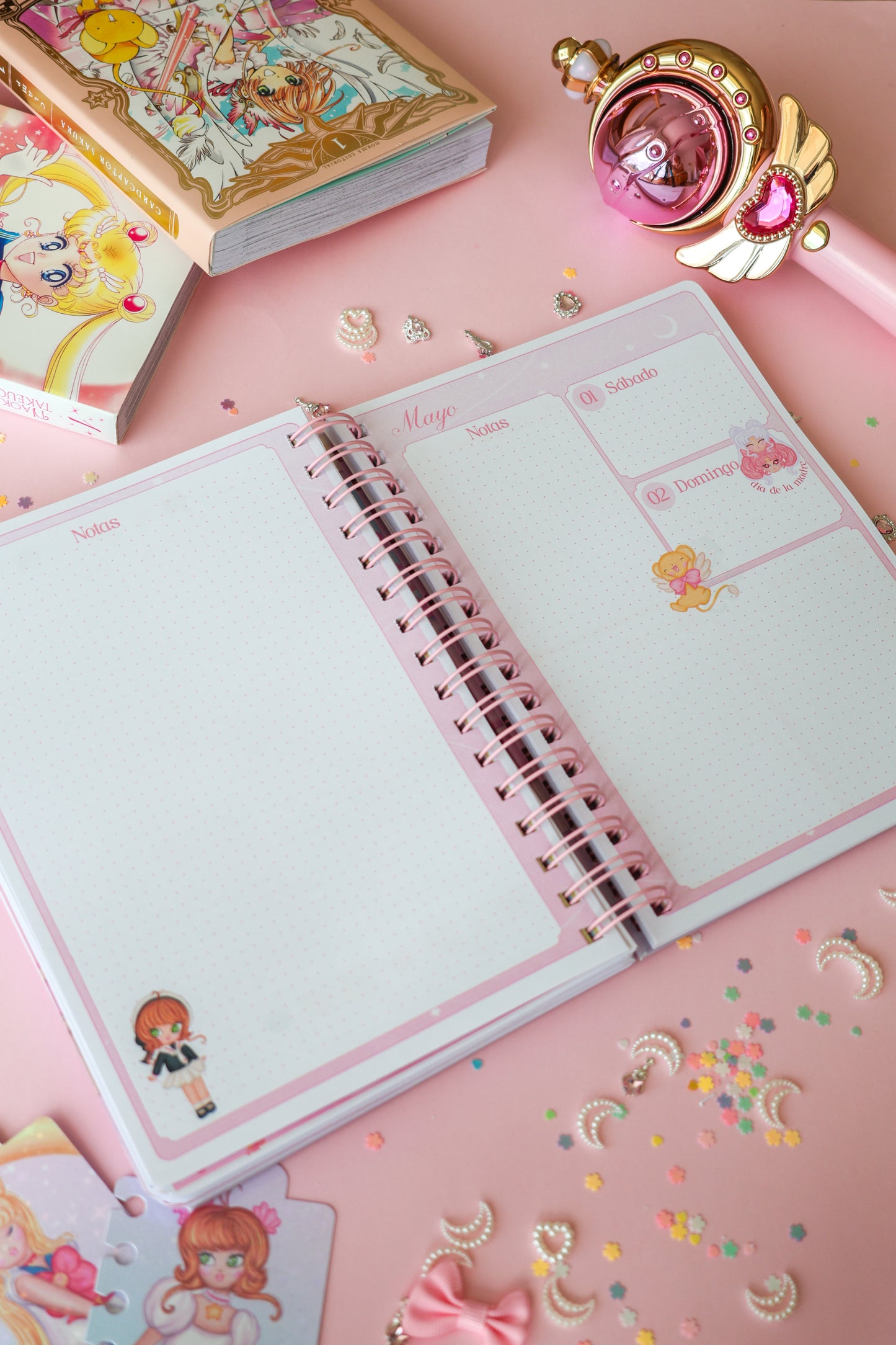 Magical Girls · Agenda Escolar Magical Girls 2026·2027