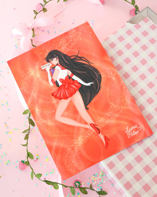 Prints de ilustraciones · Mars · Formato GRANDE A5 · Papel Nacarado 300gm