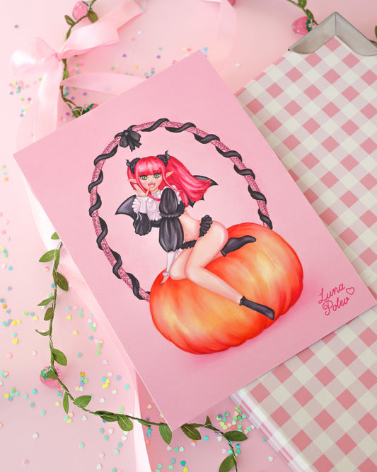Prints de ilustraciones · Marin Pumpkin · Formato GRANDE A5 · Papel Nacarado 300gm