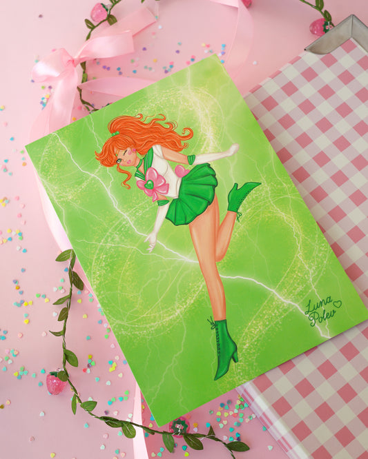 Prints de ilustraciones · Jupiter · Formato GRANDE A5 · Papel Nacarado 300gm