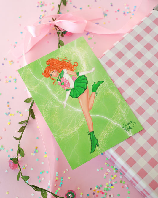Prints de ilustraciones · Jupiter · Formato PEQUEÑO Postal · Papel Nacarado 300gm
