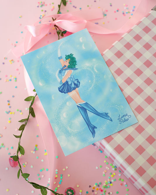Prints de ilustraciones · Mercury · Formato PEQUEÑO Postal · Papel Nacarado 300gm