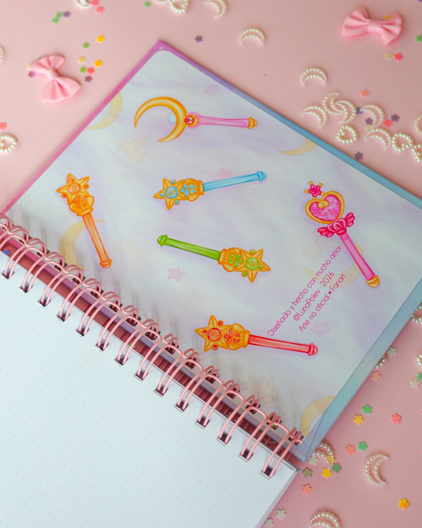 Cuaderno Bullet Journal Moon ·90 hojas · 180 páginas