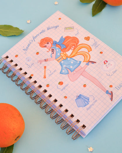 Cuaderno Tangerine · 90 hojas · 180 páginas