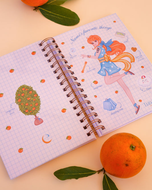 Cuaderno Tangerine · 90 hojas · 180 páginas
