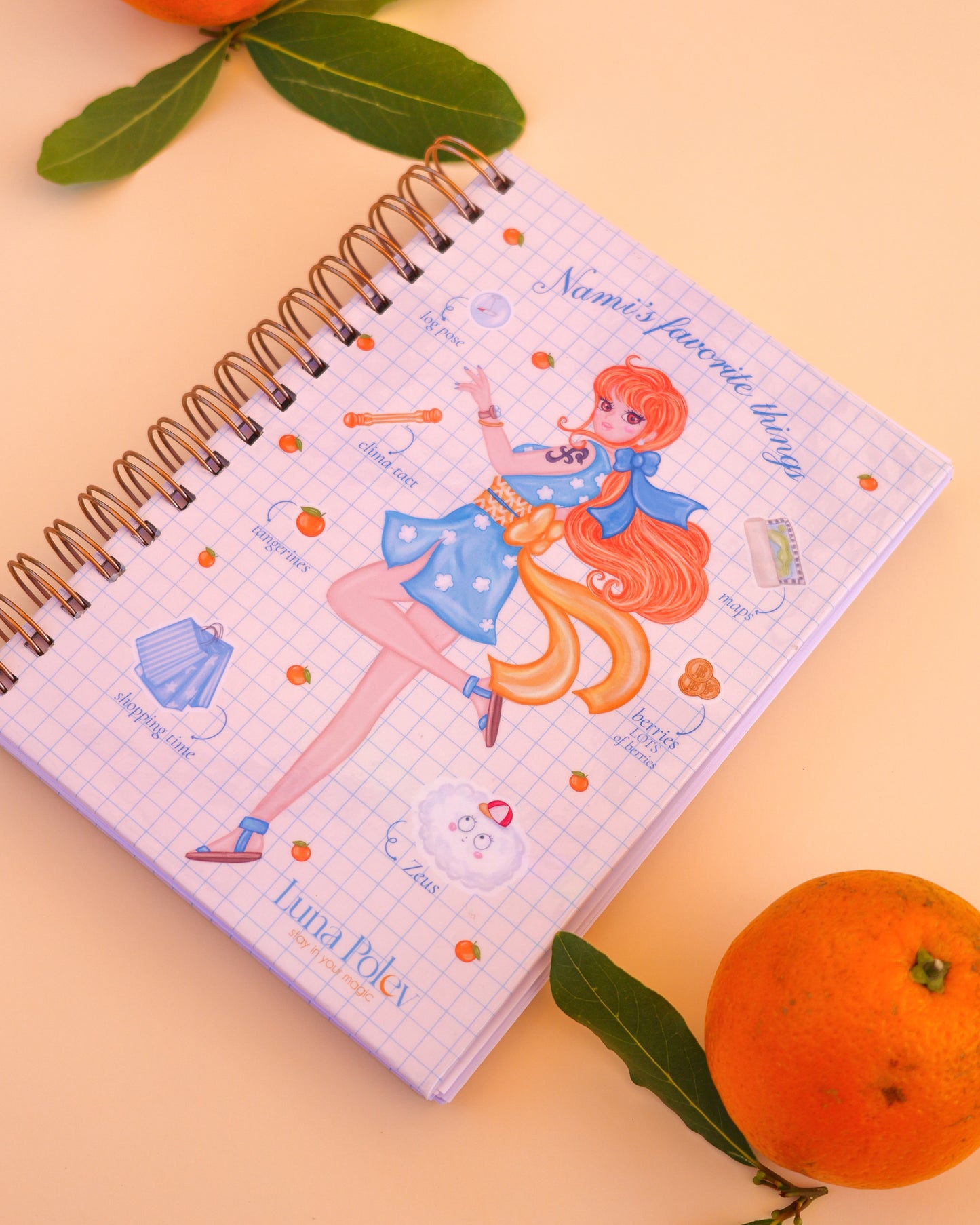 Cuaderno Tangerine · 90 hojas · 180 páginas