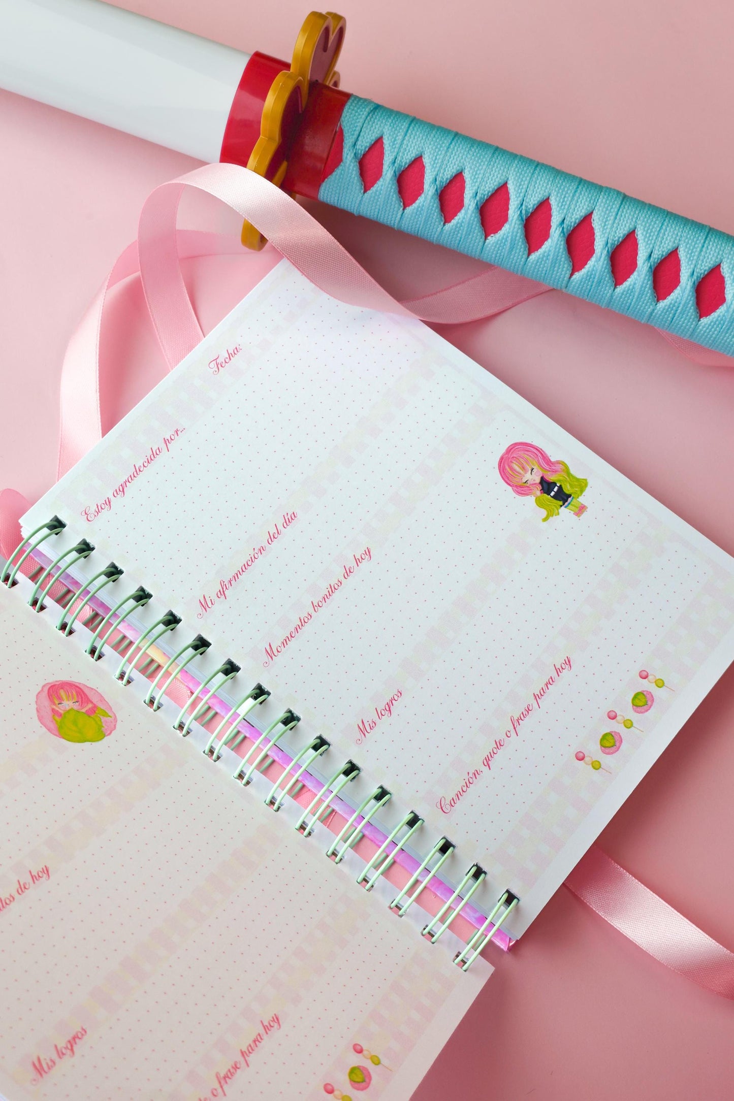 Gratitude Journal • Mitsuri • 100 hojas (182 días·6meses) • A5