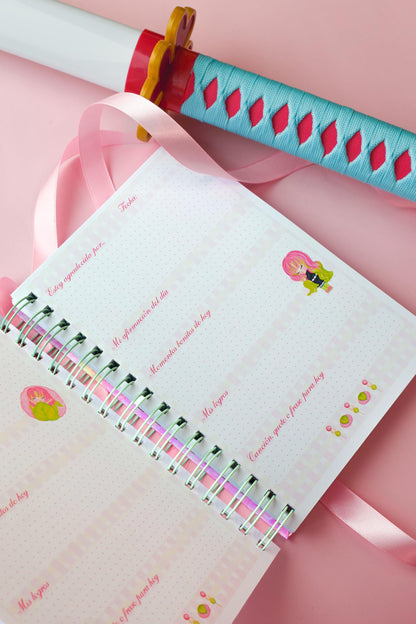Gratitude Journal • Mitsuri • 100 hojas (182 días·6meses) • A5