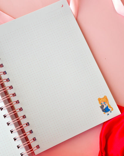 Cuaderno Bullet Journal Usagi&Luna ·90 hojas · 180 páginas