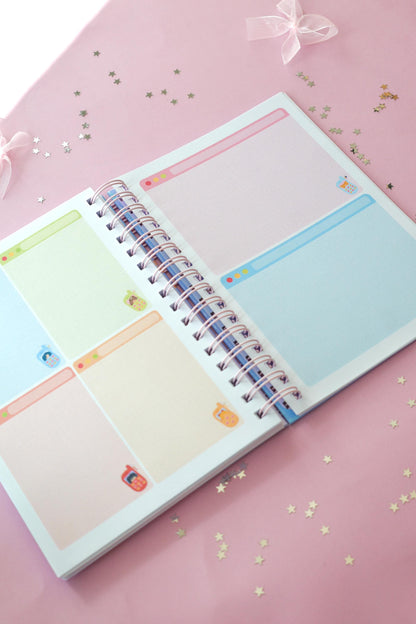 Planner Semanal Moon Transformation · Tamaño A5 · 94 hojas