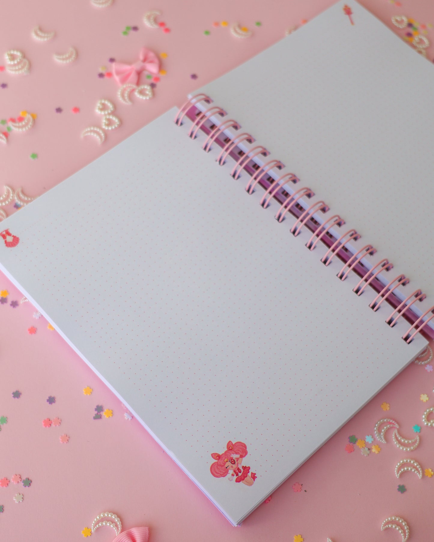 Cuaderno Bullet Journal Chibi Moon ·90 hojas · 180 páginas