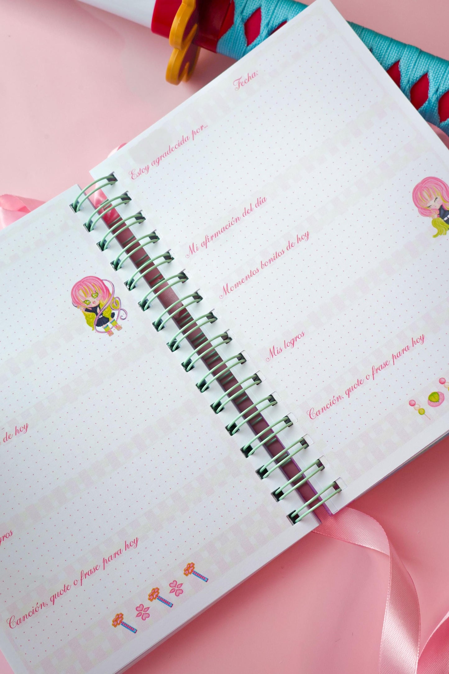 Gratitude Journal • Mitsuri • 100 hojas (182 días·6meses) • A5