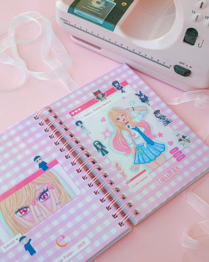 Planner de estudio Marin · Tamaño A5 · 94 hojas