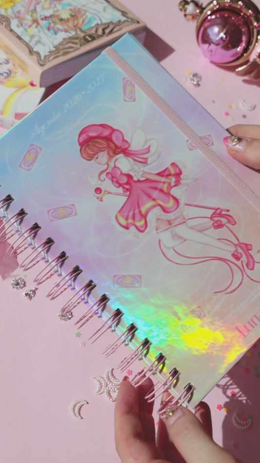 Sakura · Agenda Escolar Magical Girls 2026·2027