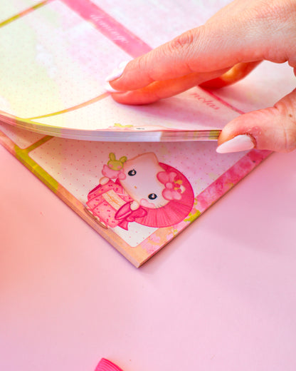Planificador semanal Sakura Kitty · A4