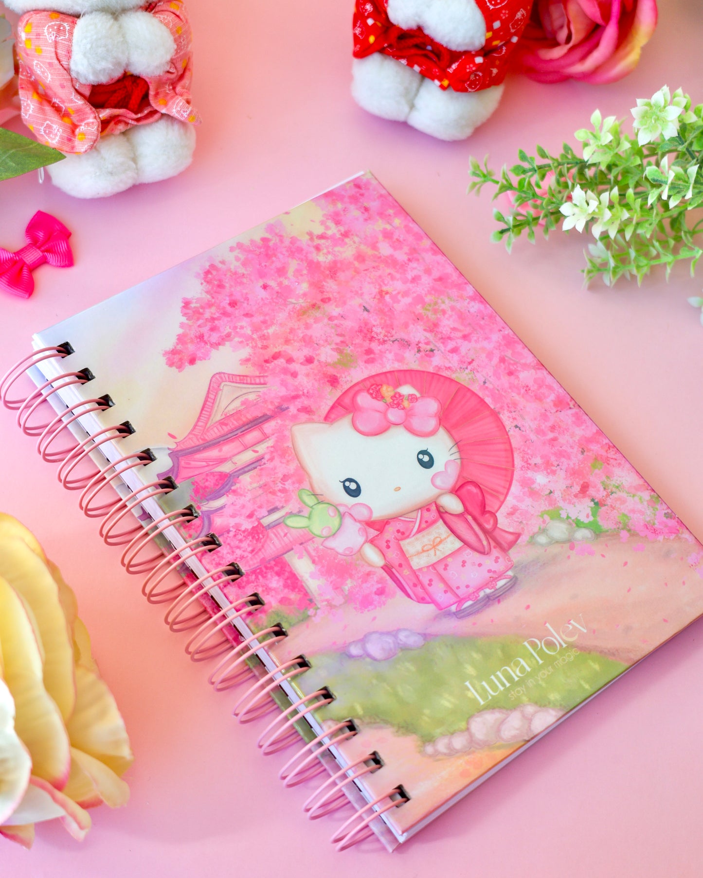 Cuaderno Bullet Journal Sakura Kitty · 90 hojas · 180 páginas