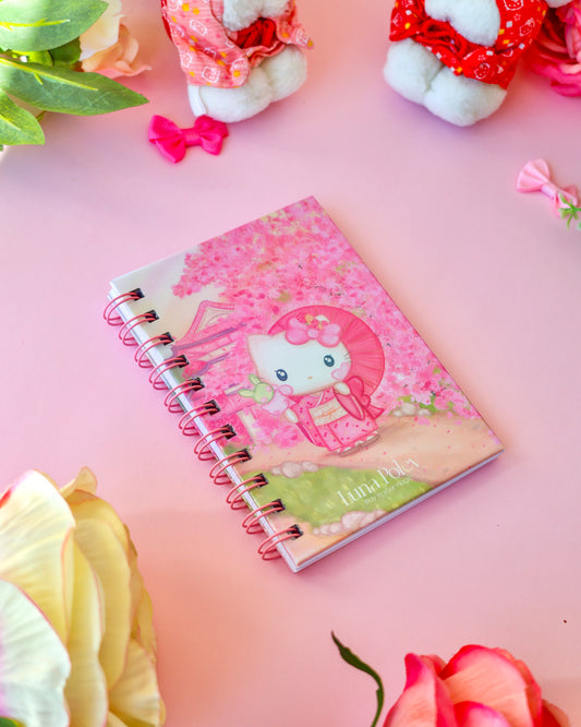 Libreta A6 · Sakura Kitty · 60 hojas