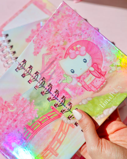 Libreta A6 · Sakura Kitty · 60 hojas