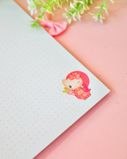 Cuaderno Bullet Journal Sakura Kitty · 90 hojas · 180 páginas