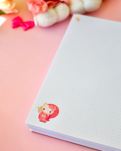 Cuaderno Bullet Journal Sakura Kitty · 90 hojas · 180 páginas